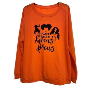 Sanderson Sisters "Its Just A Bunch Of Hocus Pocus" Sweatshirt, Unisex Sz XL NEW